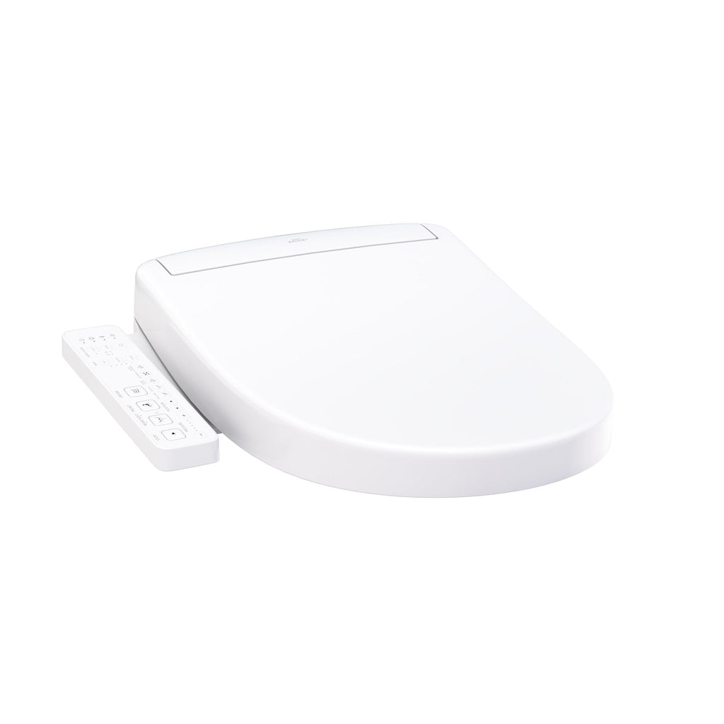 TOTO® WASHLET® S2 Electronic Bidet Toilet Seat with Instantaneous Water Heating, PREMIST and EWATER+ Wand Cleaning, Round, Cotton White - SW3345#01