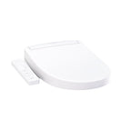 TOTO® WASHLET® S2 Electronic Bidet Toilet Seat with Instantaneous Water Heating, PREMIST and EWATER+ Wand Cleaning, Round, Cotton White - SW3345#01