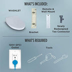 TOTO SW3036R#01 WASHLET K300 Electronic Bidet Toilet Seat, Cotton White