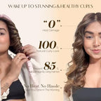 Yanibest Super Soft Satin Heatless Curler Set, Overnight Hair Curler to Sleep in, No Heat Curling Rods, with Satin Scrunchies and Clip