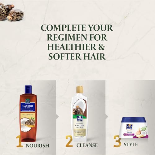 Parachute Advansed Castor & Shea Enriched Coconut Hair Oil| Castor Hair Oil| 10x Stronger Hair| For Thick, Soft & Nourished Hair| 10.1 Fl.oz | Pack of 2