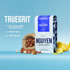 Nguyen Coffee Supply - Truegrit Robusta: Medium Roast Ground Coffee Beans, Vietnamese Single Origin, Direct Trade, Low Acid with High Caffeine Content, Roasted in Brooklyn [12 oz Bag]