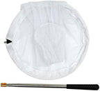 RESTCLOUD Insect and Butterfly Net with 14" Ring, 32" Net Depth, Handle Extends to 59 Inches