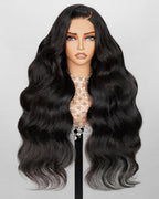 Arabella Glueless Lace Front Wigs Human Hair 13x4 Tiny Knots Real Pre Bleached Body Wave Wigs Human Hair 210% Density Upgraded Body Wave(20inch, 13x4 Body Wave Wig)