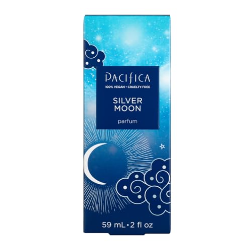 Pacifica Silver Moon Vanilla Almond Spice Perfume ��� Warm Gourmand Clean Fragrance for Women, 2 fl oz (Vegan & Cruelty-Free)