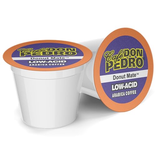 Cafe Don Pedro Assortment Pack Low Acid Coffee Pods - Compatible With Keurig K-cup Coffee Maker - Try 6 Different Coffees - 12 Cups Each, 72 count