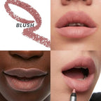 Wonderskin Lip Liner Pencil - 360 Contour Lipliner, Long Lasting, Sharpenable, Waterproof and Transfer-Proof Nude Lip Liner Pencil (Blush)