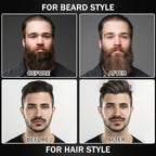 Beard Straightener for Men,Premium Heated Beard Brush w/Anti-Scald Feature,Beard Straightening Comb Unique Stocking Stuffers Gifts for Men Him Dad
