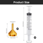 Segbeauty 10 Pack Perfume Travel Refill Tools, 5pcs Large Funnel for Refill Perfume, 5pcs 5ml Plastic Perfume Dispenser Refill Tool Transfer Tools Set for Refillable Perfume Atomizer Spray Bottle