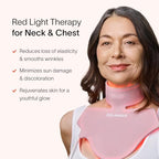 Solawave Neck & Chest LED Light Therapy Mask | FDA Cleared Red and Infrared Light Therapy for Body | Decolletage Mask for Neck Decollete Chest for Anti-Aging & Glowing Skin Device