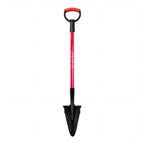 ZIKUPOL Root Shovel Garden Spade Shovel with Double Serrated Blades for Trenching, Digging,Planting,Metal Detecting,46 Inches