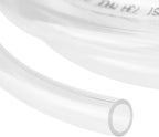 Eastrans Clear Vinyl Tubing Flexible PVC Tubing, Hybrid PVC Hose, Lightweight Plastic Tube, by 7/8 Inch ID, 10-Feet Length