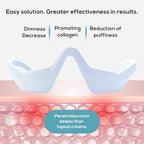 Under Eye Red Light Therapy Glasses, Under Eye Red Light Therapy Device Eye Glasses Massager Red light Therapy for Face Under Eye Device Reduce Dark Circles Relax Eye Strain