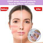 6 Packs Satin CPAP Strap Covers Soft, CPAP Mask Cushions, Breathable CPAP Strap Cushions, CPAP Hair Protector for Women, Universal Silk CPAP Strap Covers for Reducing Red Marks (Light Purple)