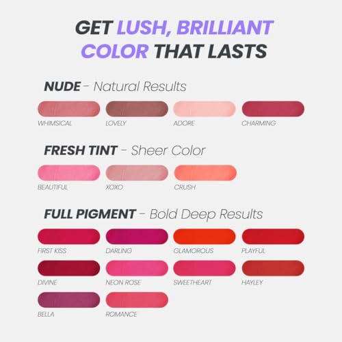 Wonderskin Wonder Blading Lip Stain Peel Off and Reveal Kit - Long Lasting, Waterproof Pink Lip Tint, Transfer Proof Natural Makeup Stain Kit (Crush)
