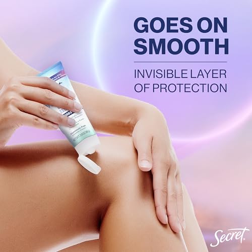 Secret Whole Body Deodorant Dry Feel Cream + Absorbs Sweat for Women, Light & Fresh Scent, Aluminum Free Deodorant, 72 HR Odor Protection, 3.0 oz