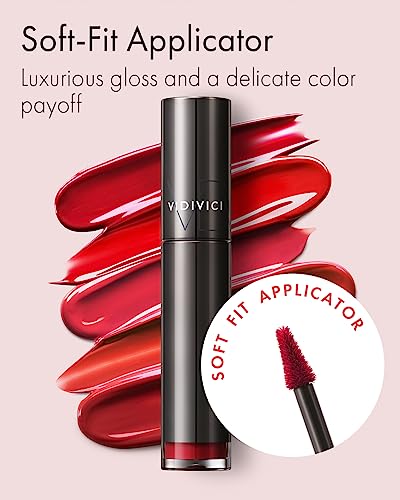 VIDIVICI Millennial Tint Glit - Transfer Proof Moisture Korean Lip Tint with Long-Lasting Color, Lightweight Water Jelly Texture, Hydrating & Smudge-Free Lip Stain, 0.13oz (07 BEST BUD)