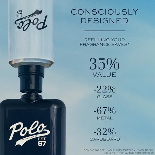 Ralph Lauren - Polo 67 - Eau de Toilette - Cologne for Men - Woody & Solar Scent - With Pineapple, Bergamot, & Vetiver