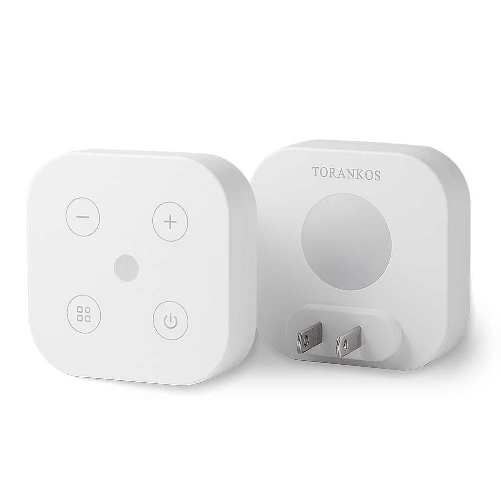 TORANKOS 2 Pack Very Dim Sleep Night Lights Plug into wall, Kids Sleep Light, Adult Sleep Light, Bedroom Night Light, Light Sensor, LED, Dimmable, Warm Soft Light Plug in Night Light