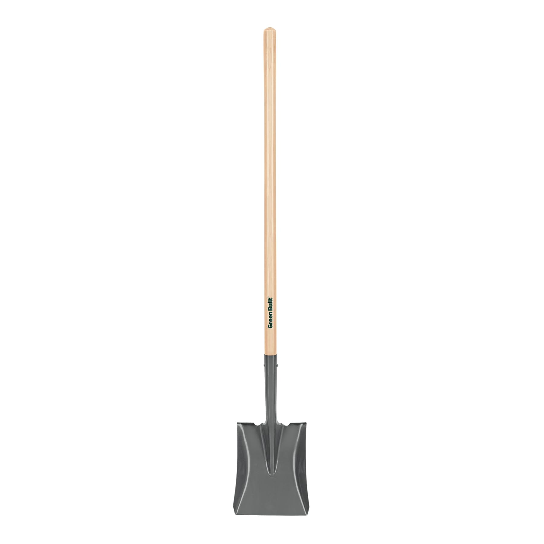 Truper Tru Built Square-Point Shovel, 45-Inch Wood Handle with 9-Inch Cushion Grip, Rolled Step Steel Blade, Heavy-Duty Scooping and Transfer Shovel (Model PCL-PE / 31174)