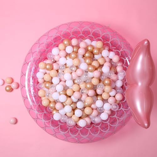 GOGOSO Ball Pits Balls for Toddlers Pack of 50 100 200 Plastics Shape Ball Non-Phthalate Non-BPA Non-Toxic 2.2-Inch Crush Proof Play Balls