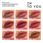 INTO YOU Matte Lipstick for Women, Matte Red Lipstick Long Lasting, Multi-Purpose for Lips and Cheek, Non-Stick Cup Not Fade Lip Stain Makeup Cosmetics Official Directly (EM21)