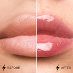 Lamel Dazzle Glow Crystal Clear Lip Gloss - Hydrating, Non Sticky, High-Glossy Lip Gloss - 408 Cherry Cola