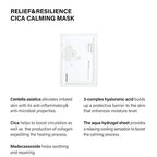 celimax The Real Cica Calming Ampoule Mask | with Centella Asiatica & Madecassoside, Korean Face Sheet Mask for Skincare, Hydrating, Wrinkle & Fine Lines, 27ml (5EA)