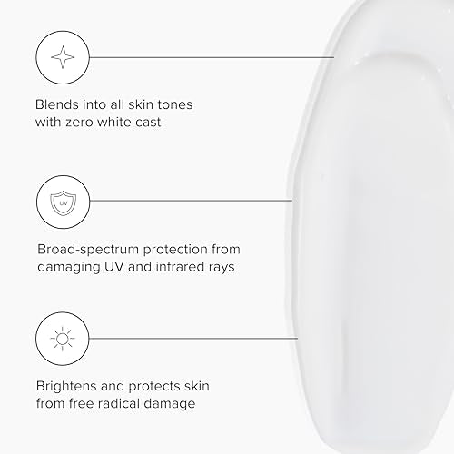 DRMTLGY Anti-Aging Clear Face Sunscreen SPF 45 – Oil-Free Zinc Oxide Sunscreen & Face Moisturizer for Sensitive & Acne-Prone Skin – Lightweight Makeup & Skin Care – FSA HSA Eligible (1.7 oz)