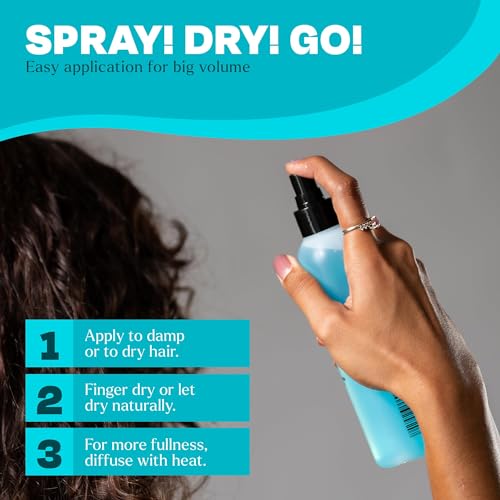 THESALONGUY - Sea Salt Texturizing Spray for Volumizing Curly and Wavy Hair, Men & Women, Beach Waves Hair Spray with Kelp & Natural Ingredients - 2 Pack
