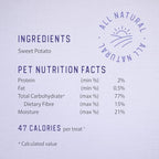 Caledon Farms Value Pack Sweet Potato Chews Dog Treats 28oz/795G