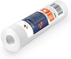 Aquaboon 1 Micron Whole House Sediment Filter 10 x 2.5 for RO & Well Water Filters Replacement Cartridges Compatible with AP110, WHKF-GD05, 25 Pack