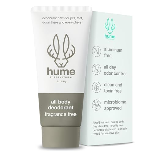 Invisible Whole Body Deodorant for women and men - All Over Full Odor Control Aluminum Free Deo - No Baking Soda- Anti-Chafing Cream Full Body deodorant, Safe for Sensitive Skin, Fragrance-Free