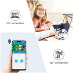 Andonstar AD203S HDMI Digital Microscope for Error Coins with Metal Stand, Handheld Portable USB Microscope Kit for Kids&Adults, 4" LCD Screen, Photo/Video Capture, Windows/Mac PC Compatible(Navy)