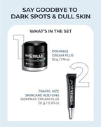 Cream Plus - Advanced Korean Cream for Even Skin Tone and Skin Elasticity. Niacinamide, Panthenol, Urea, Trehalose & TECA (Gift Set, 1.76+0.7oz)