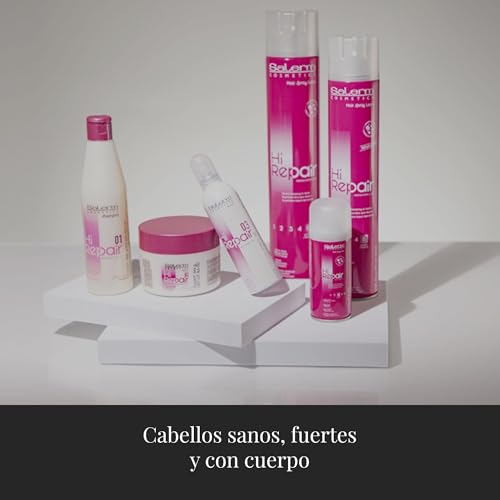 Salerm - Repairing Hair Mask - Hi Repair Mask 02-250 ml - Deep Hydration for Damaged Hair - Repairs and Rejuvenates - Shinier and Softer Hair - Immediate Effect