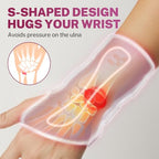 Ultra Thin Carpal Tunnel Wrist Brace, Breathable Yoga Fabric with S-Splints for Pain Relief, Tendonitis, Typing & Sleeping, Injury Recovery (Left Hand, S)