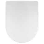 ECOSPA Family Toilet Seat D Shap with Removable Child Seat, Soft Close Quick Release, Easy Top & Bottom Mounting with Adjustable Hinges in White