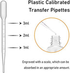100 Pack, 1 oz Glass Dropper Bottle for Essential OIls, 30 ML Clear Empty Tincture Bottles with Dropper for Serum Hair Cuctile Body Oils Bulk for Storage