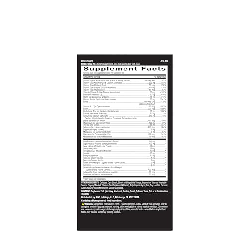 GNC Mega Men 50 Plus Multivitamin | Antioxidants | Heart Health | Prostate and Circulatory Support | 120 Count