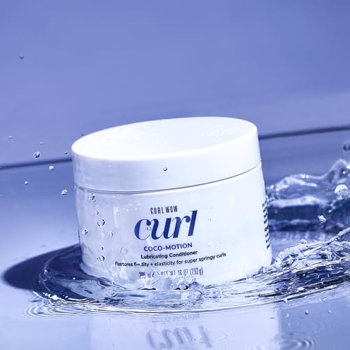COLOR WOW Curl Wow Coco-motion Lubricating Conditioner – Weightless conditioner instantly moisturizes deep inside strands for silky-soft, bouncy, springy curls