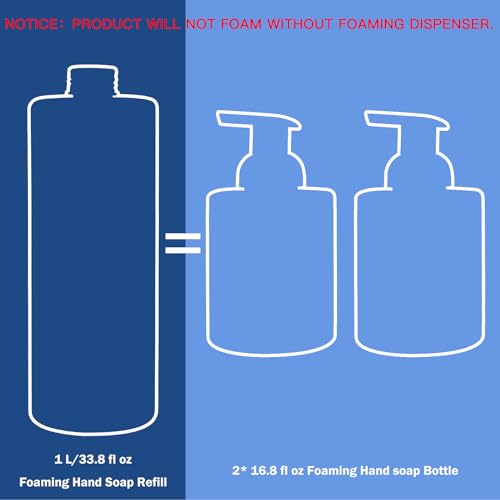 Foaming Hand Soap Refill, Neroli & Thyme, Gentle & Moisturizing Formula, 1 L/ 33.8 FL OZ