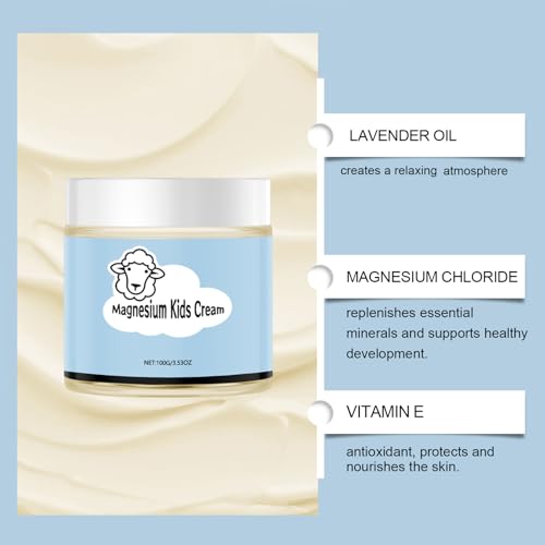 2Pcs Magnesium Lotion for Kids, Junior's Bedtime Lotion - Suitable for All Ages
