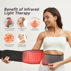 Red Light Therapy Wrap Belt for Body, Men and Women Gift,100 LEDs,5Gears 9Timers Remote Control, 660nm&850nm Infrared Light Therapy for Back, Waist, Muscle Pain Relief