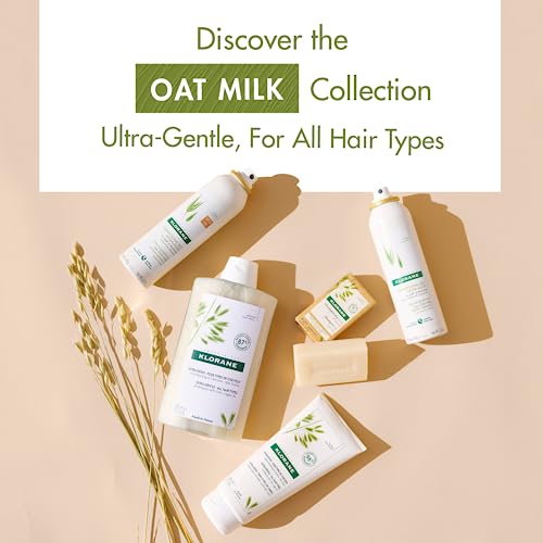 Klorane Ultra-Gentle Conditioner with Oat Milk, Sulfate-Free, Dermatologist and Pediatric Tested, Hypoallergenic, Vegan, Plant-based, Biodegradable 6.7 Fl Oz (Pack of 1)