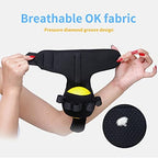 Anti-spasticity Ball Splint Hand Finger for Hand Stroke Hemiplegia Finger Recovery Spasm Dystonia Hemiplegia Finger Training Hand Functional Impairment for Children and Men and Women (Medium)