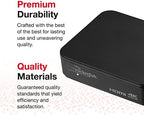 Rocketfish 2-Output HDMI Splitter with 4K at 60Hz and HDR Pass-Through - Dual HDMI Splitter with Easy Setup - HDMI Splitter Output Supports 2 HDMI Displays - Splitter with 4k & HDR Compatibility