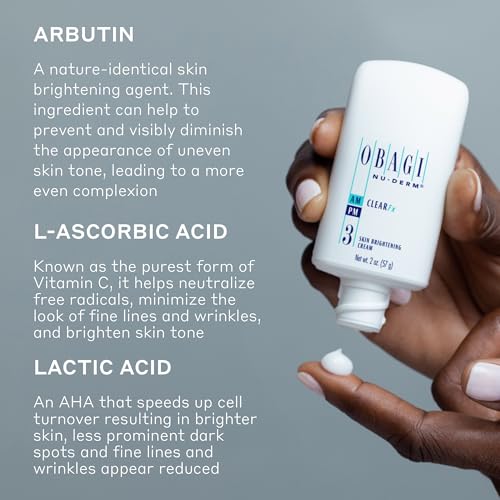 Obagi Medical Nu-Derm Clear Fx Face Cream - Skin Lightening and Whitening Cream for Hyperpigmentation Treatment and Uneven Complexion – Dark Spot Corrector for All Skin Types