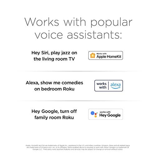 Roku Smart Soundbar, 4K/HD/HDR Streaming Media Player & Exceptional Audio Includes Roku Voice Remote