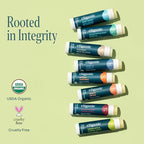 Cliganic Organic Lip Balm Set (Fresh Picked, 8 Flavors) - 100% Natural Moisturizer for Cracked & Dry Lips